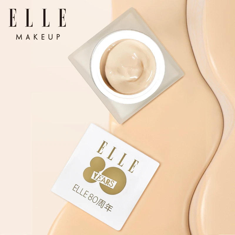 ELLE恒颜遮瑕粉底霜（80周年限定款）3.0光缎粉霜遮瑕自然服帖持妆