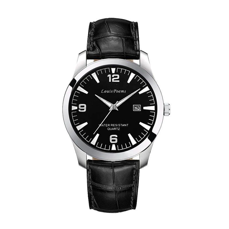 【主播补贴】梦想家时尚潮流大气个性男士腕表日历款-W