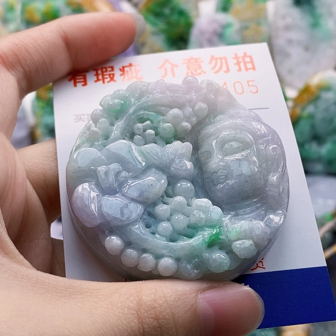 吊坠(不含链)未镶嵌翡翠