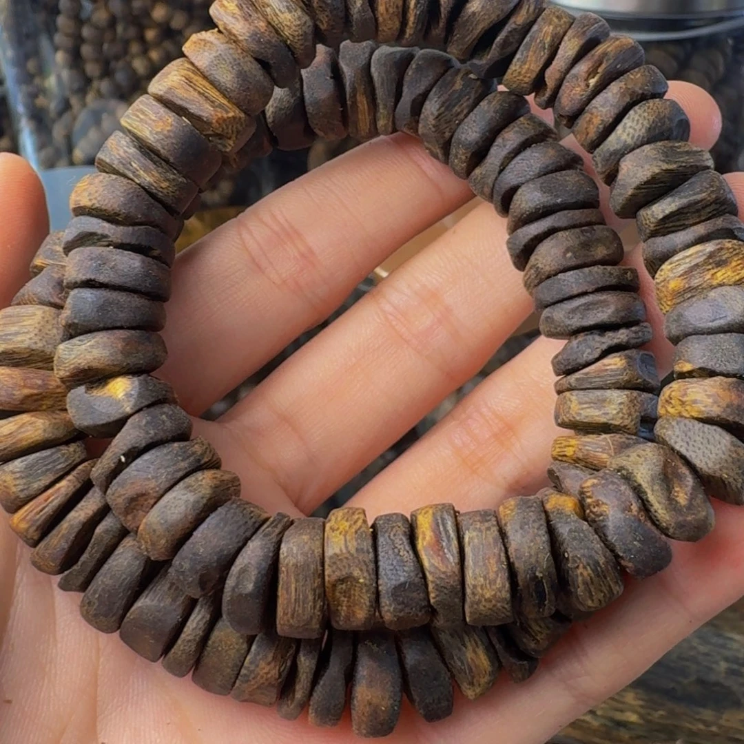 沉香碎屑沉香沉水虫漏14克多样性发一