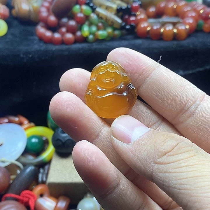 玛瑙/玉髓吊坠(赠链)未镶嵌