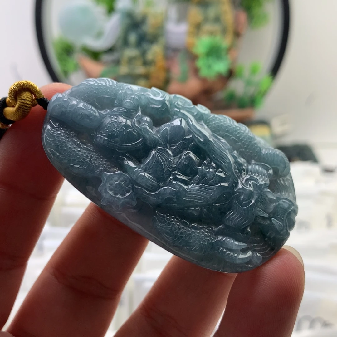 颈饰未镶嵌翡翠大势至