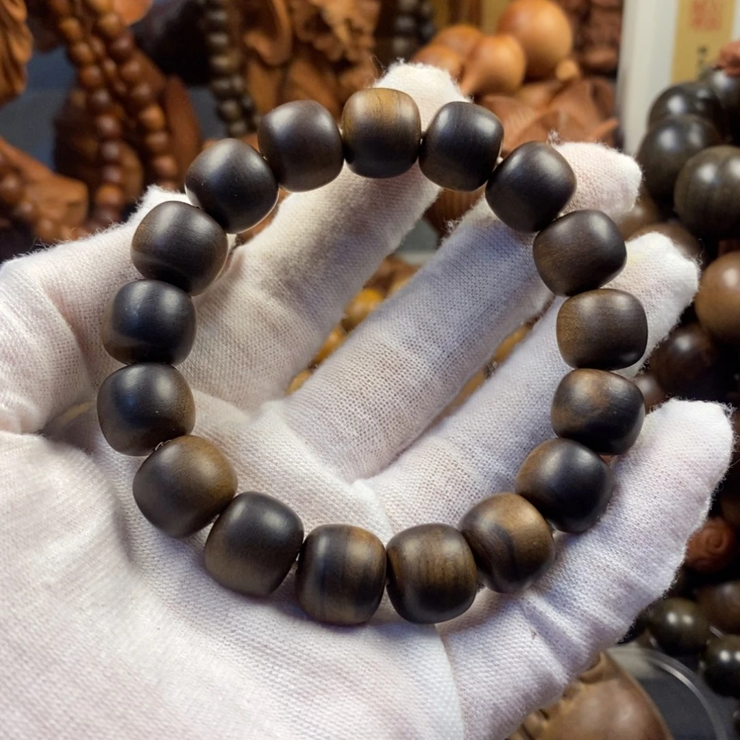 檀香木手串/手链老山檀奶香味1213老料黑肉