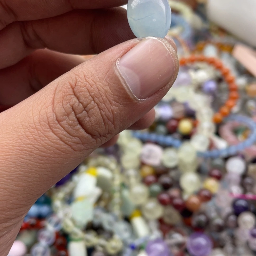 银S925镶嵌手链烟晶