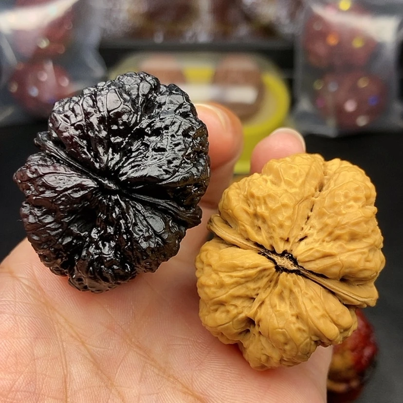 【闪购商品】把件文玩核桃42尺蝴蝶蟾