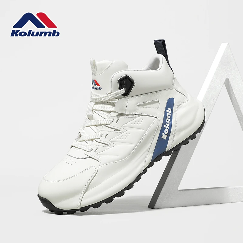 哥仑步男鞋春季新款中帮防滑耐磨运动鞋男士小白鞋百搭休闲跑步鞋