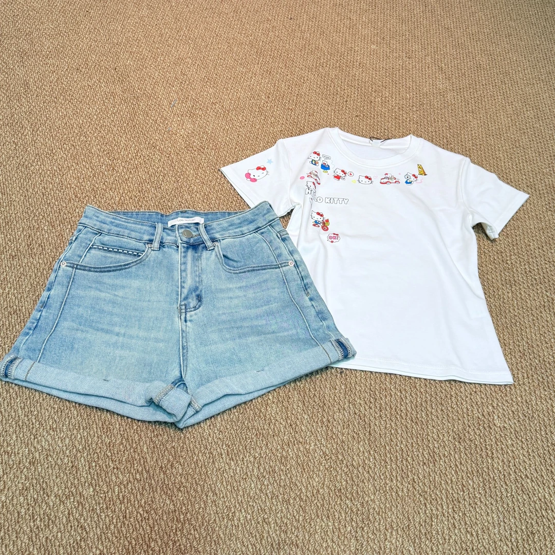 {琳姐家}2025夏季新款高货短裤弹力牛仔裤