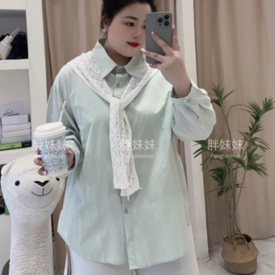 文文家春夏季新款大码披肩衬衣25259