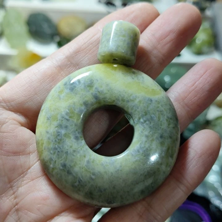 岫玉平安扣未镶嵌