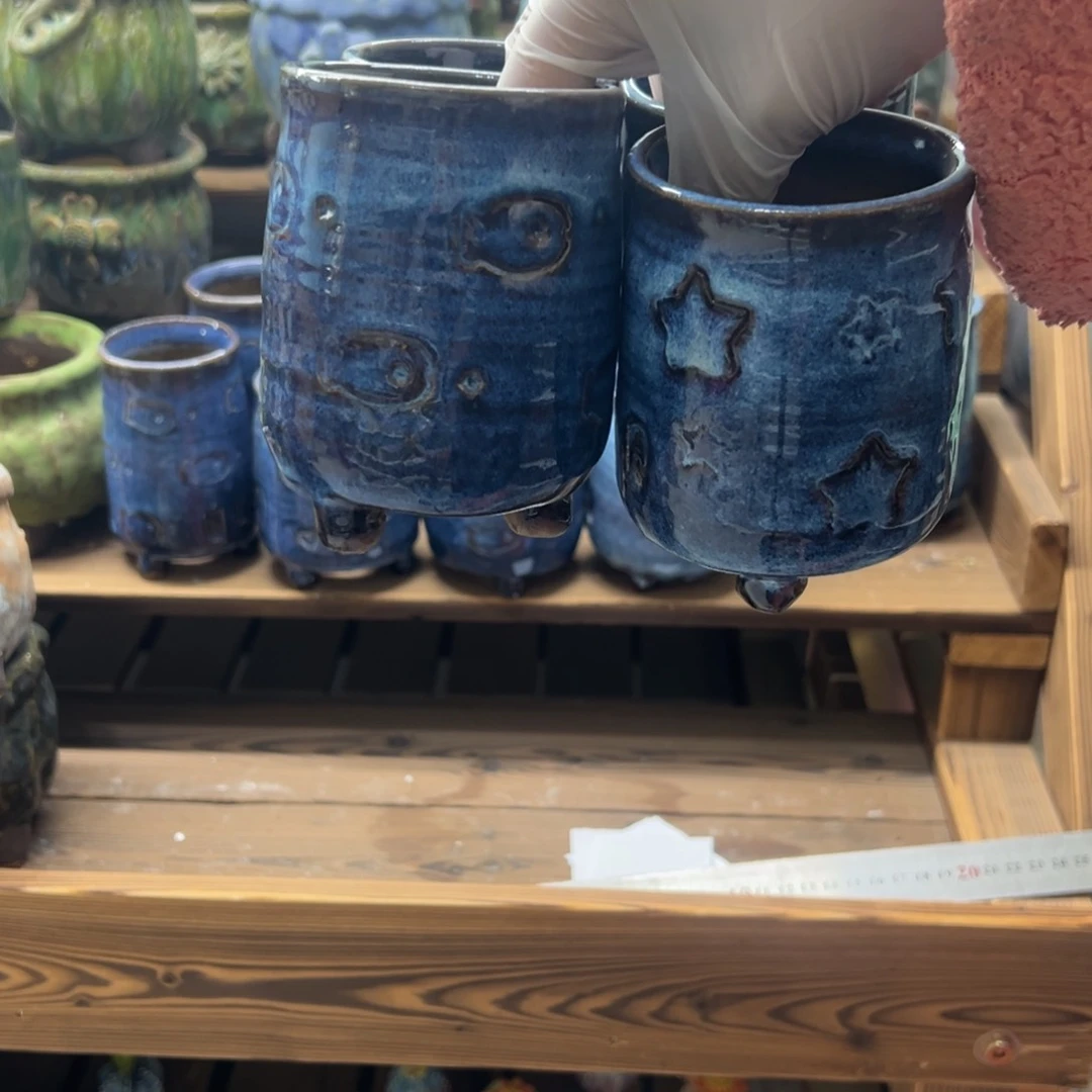 红陶安****唐朝多肉花盆