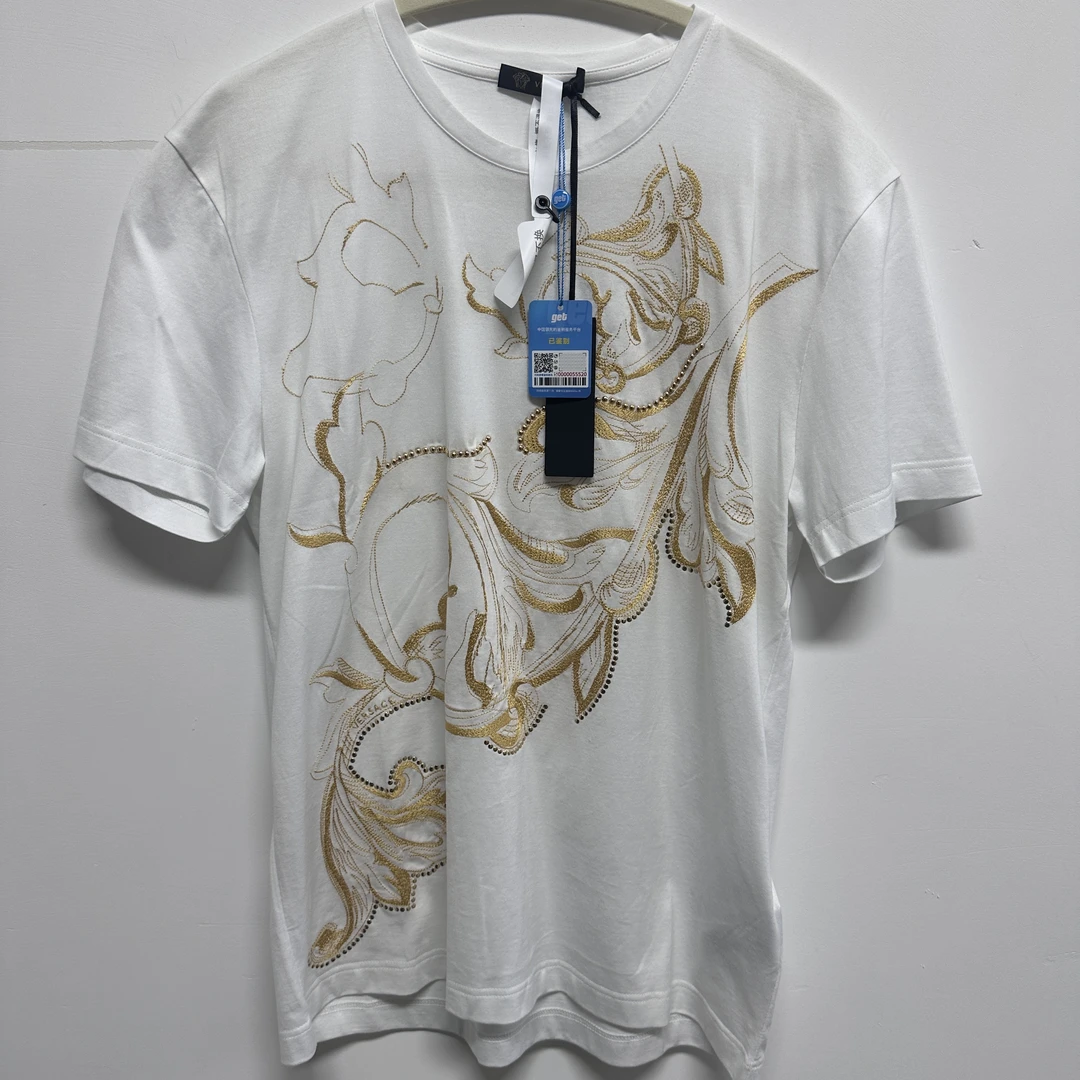 未使用 VERSACE/范思哲 范思哲 刺绣短袖秀款 34512