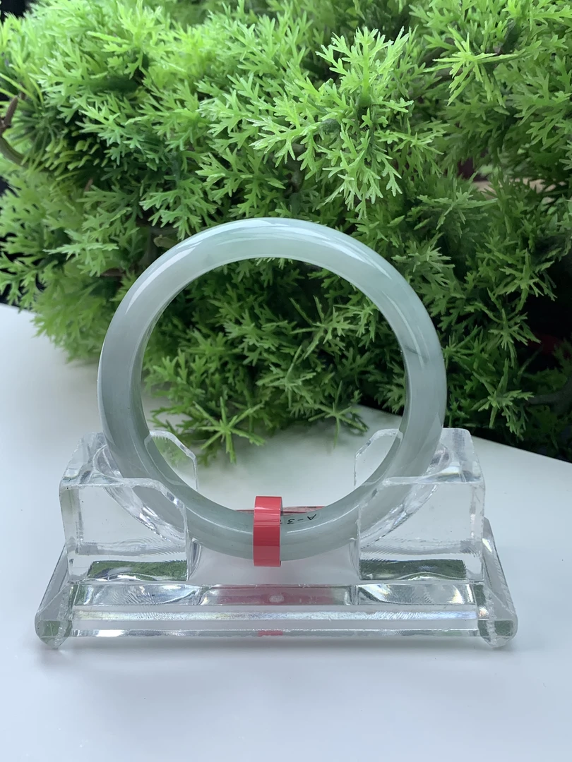 【刘思懿】天然缅甸A货翡翠手镯-J-6