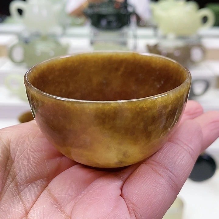 未镶嵌和田玉挂件茶杯65ml