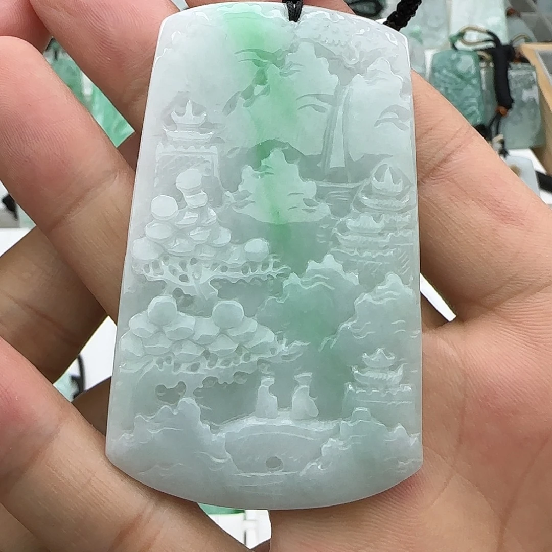 翡翠未镶嵌颈饰翡翠