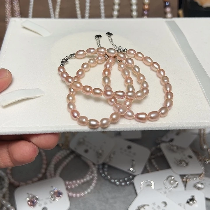 淡水珍珠钛钢手绳