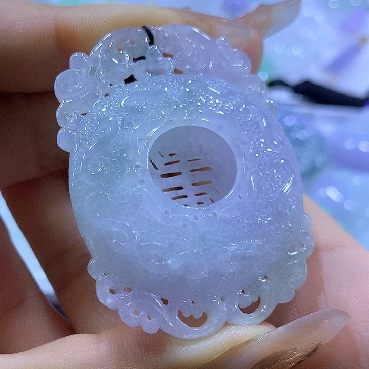 翡翠未镶嵌颈饰天然翡翠A货吊坠