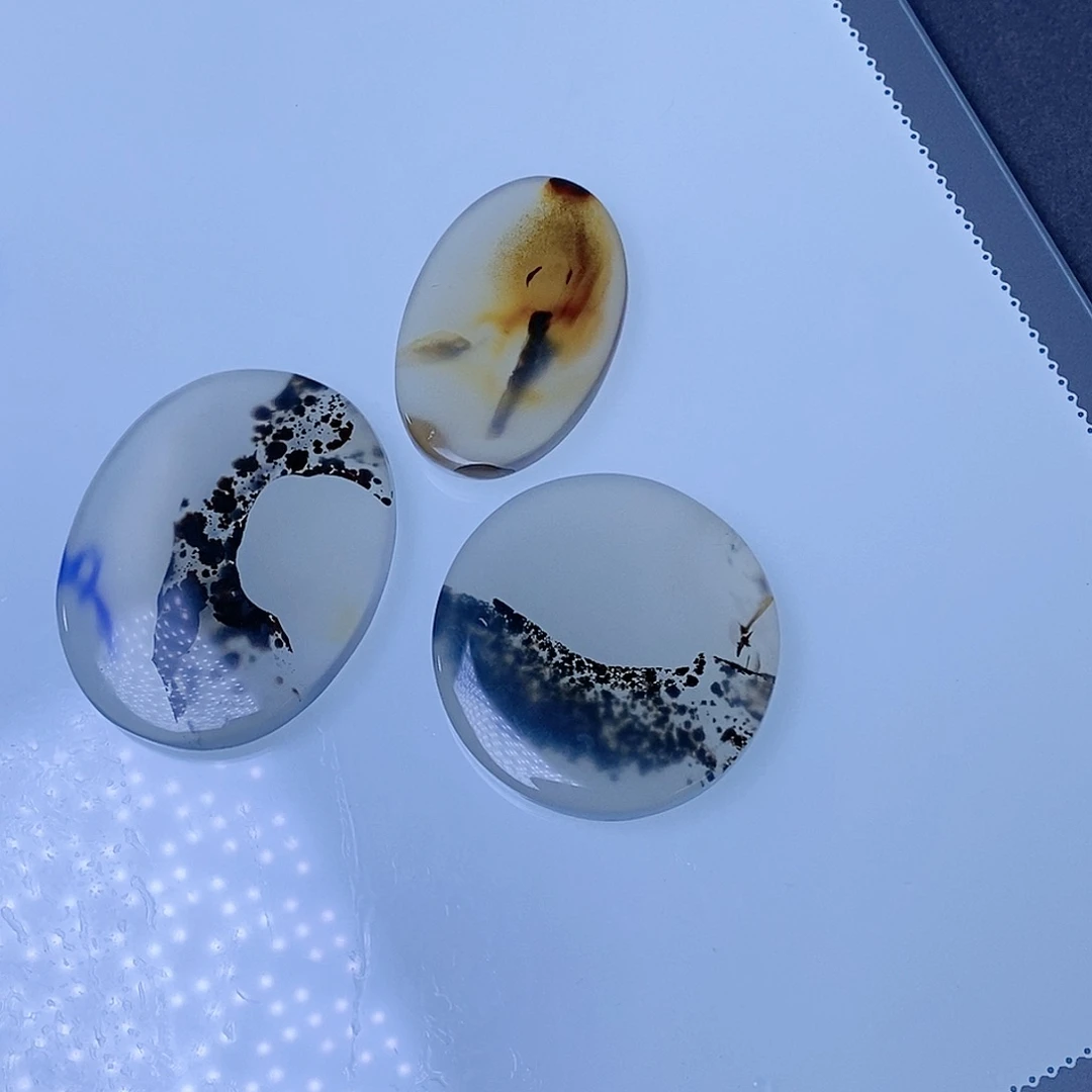 玛瑙/玉髓珠宝半成品未镶嵌爱*孓