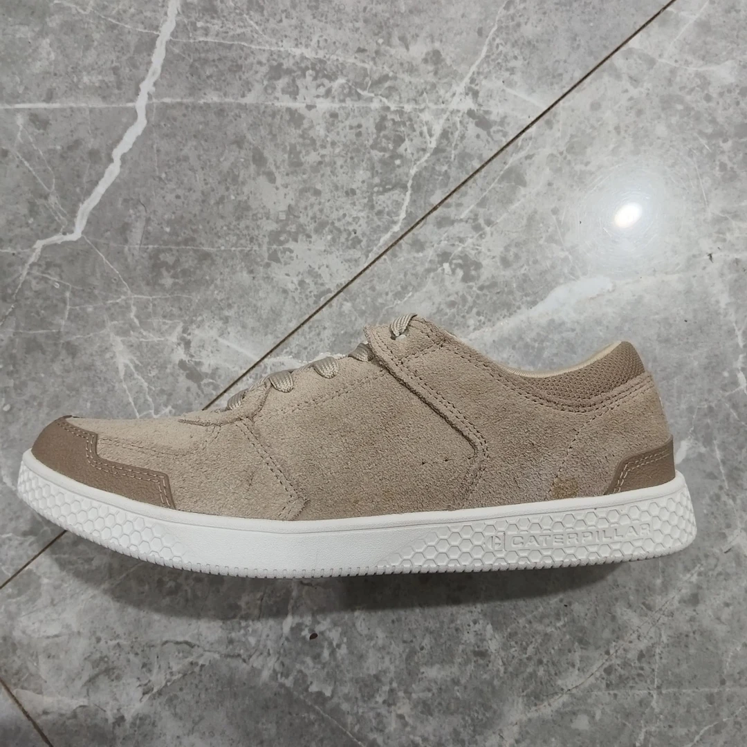 春夏款男鞋低帮卡其色板鞋休闲鞋轻便舒适徒步鞋