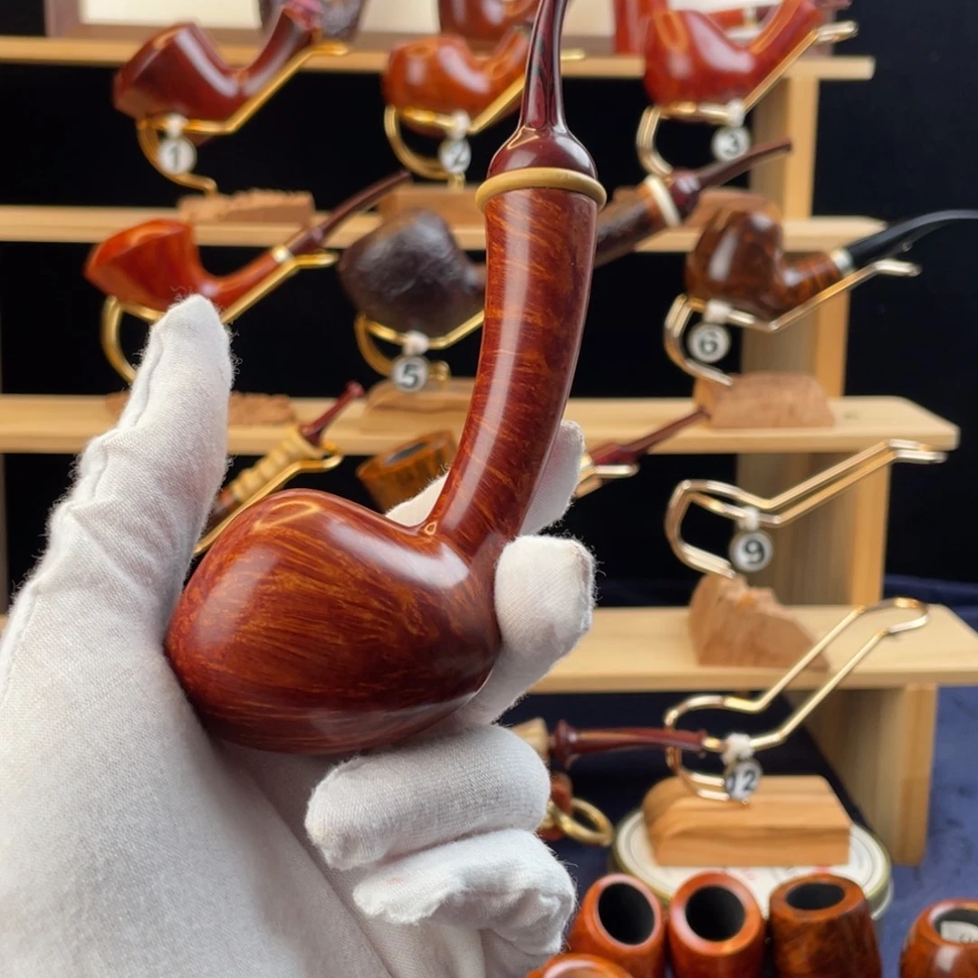 李***人石楠木手工烟斗橡果