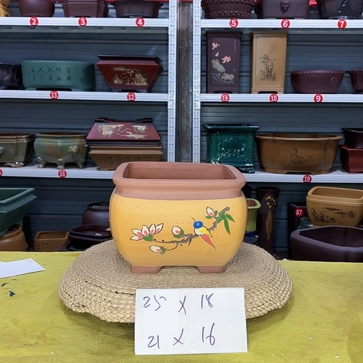 紫砂花盆宜兴紫砂工艺