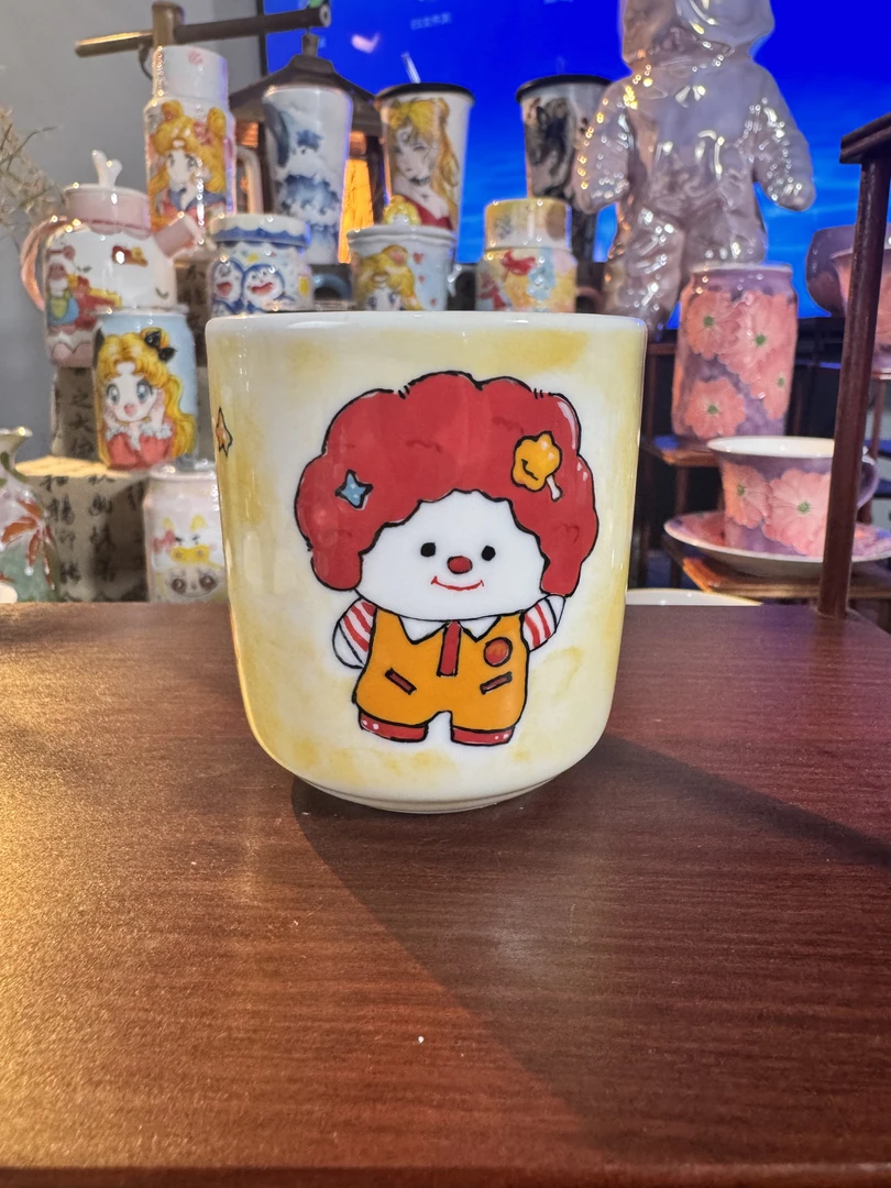手工小丑小杯子Z07