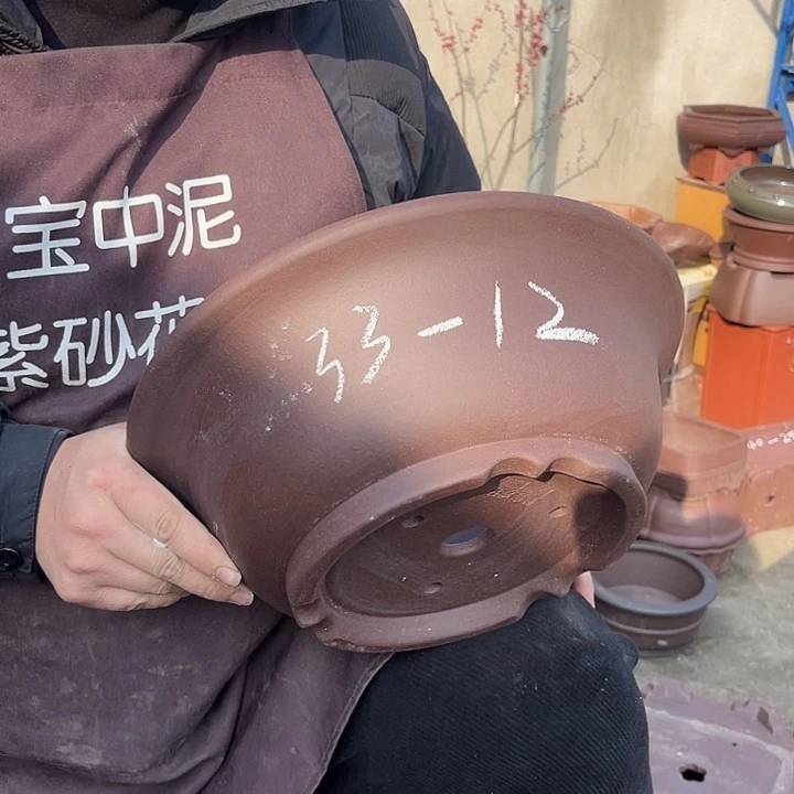 紫砂花盆紫砂等传统