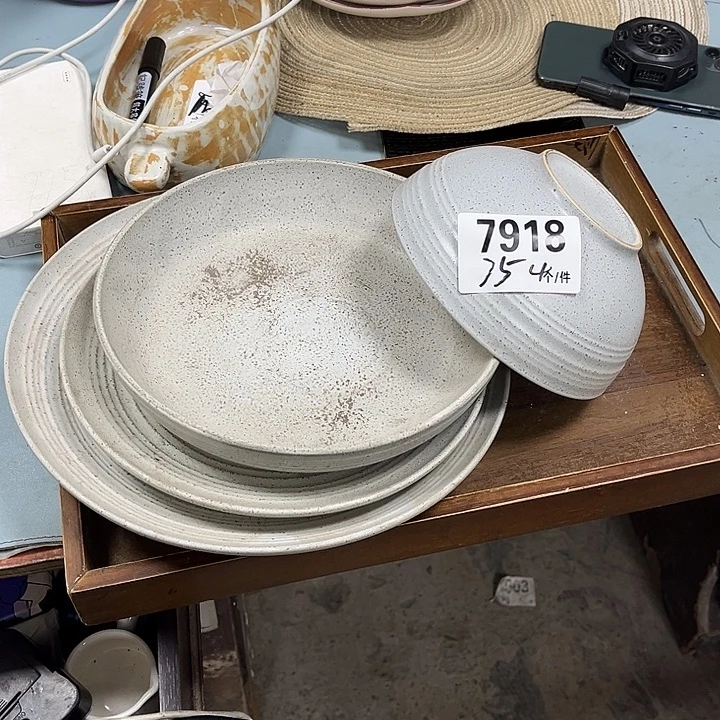 瓷微瑕外贸餐具7918