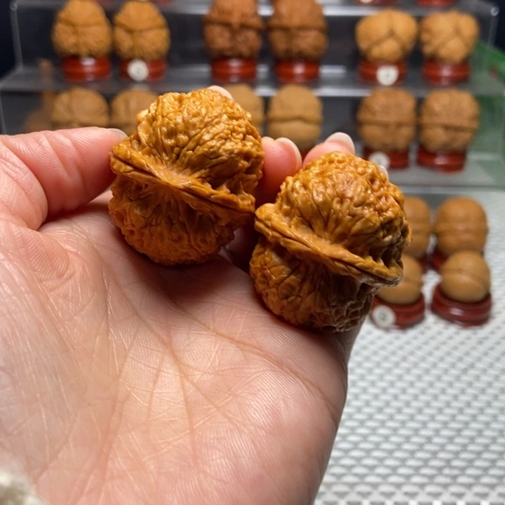 文玩核桃把件23芙蓉绣球