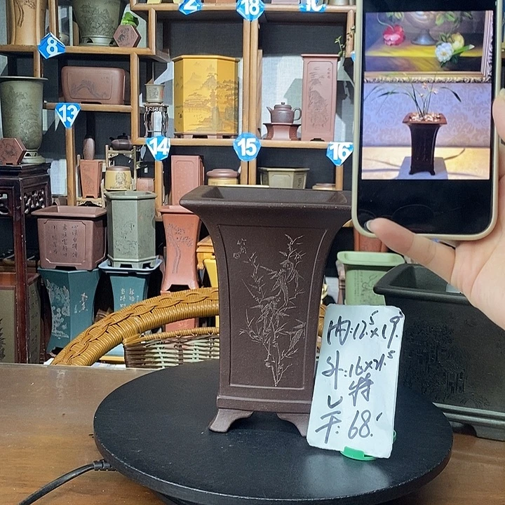 紫砂花盆大漏价68