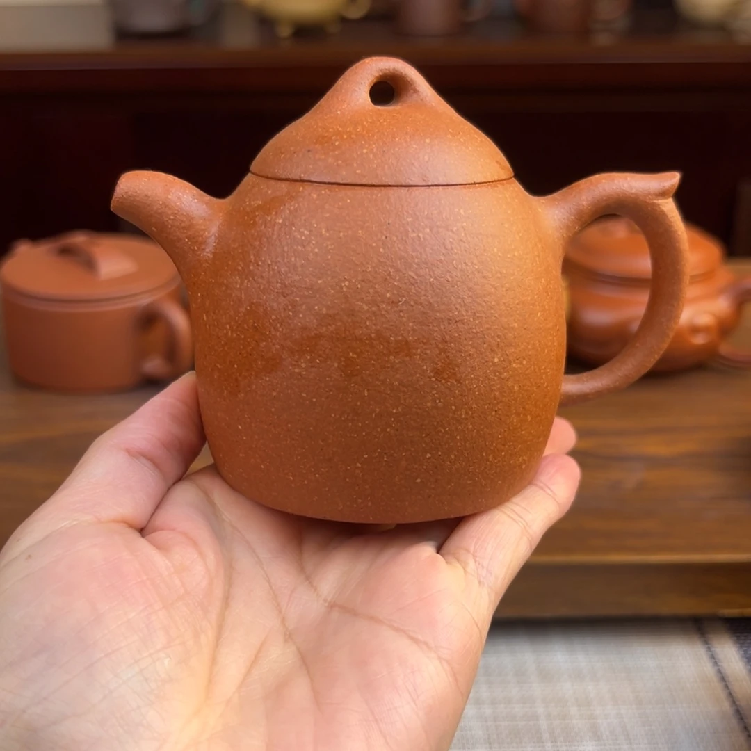 紫砂茶壶黄降坡秦权全手220cc