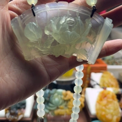 岫玉挂件未镶嵌挂件