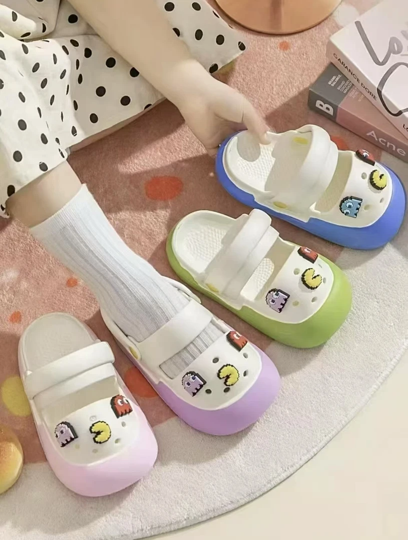 （默认微瑕，NO退NO换）包头洞洞凉拖鞋