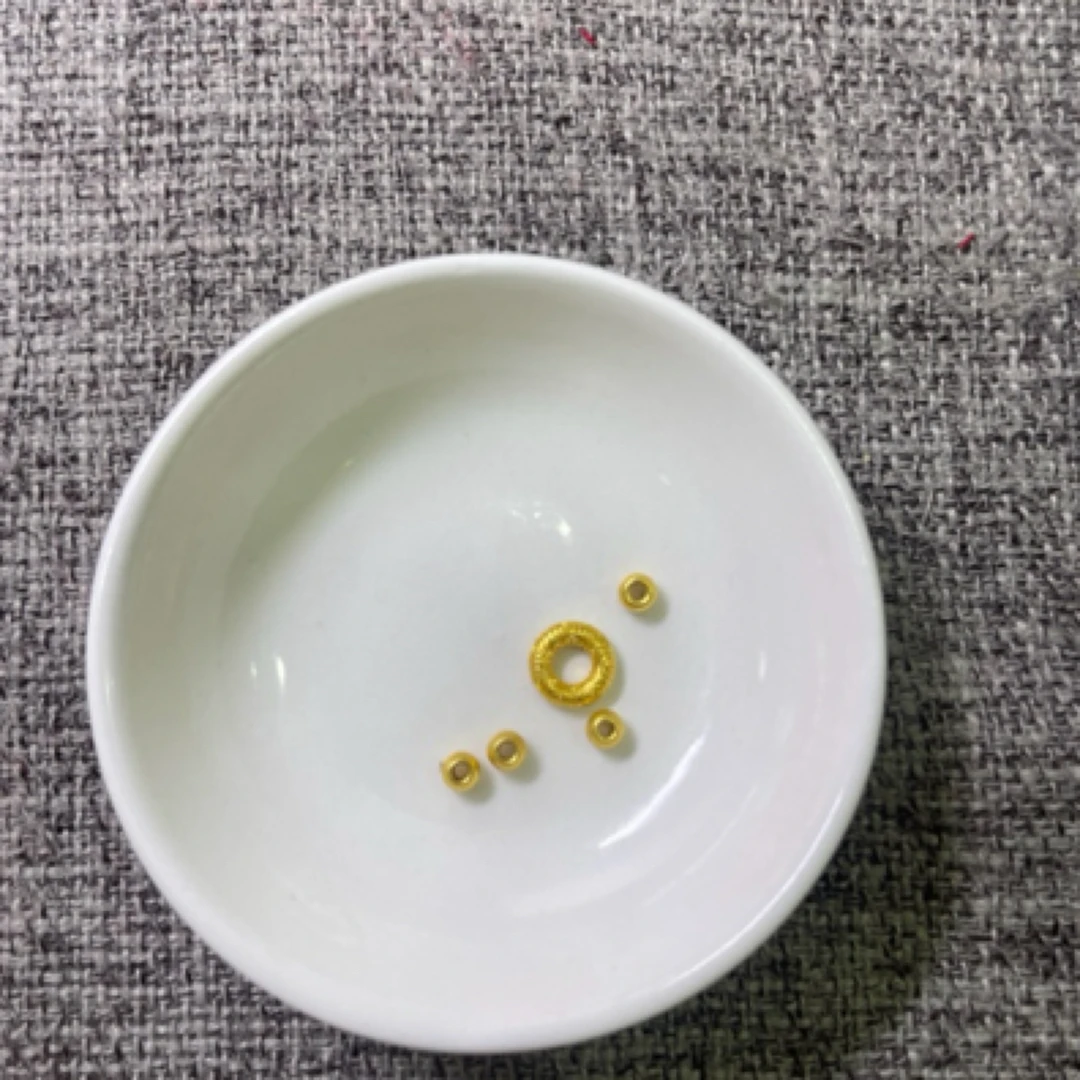 素竹足金金料古法2.16克