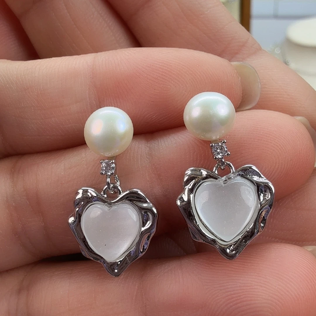 未镶嵌淡水珍珠耳饰113