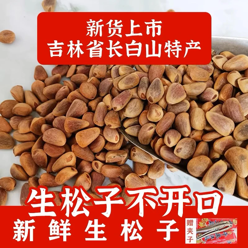 长白山生松子（一斤送开口器）
