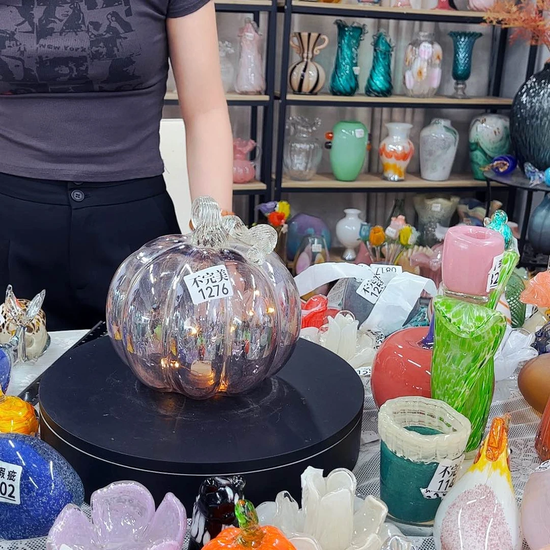 1276南瓜灯 家悦花瓶摆件微瑕