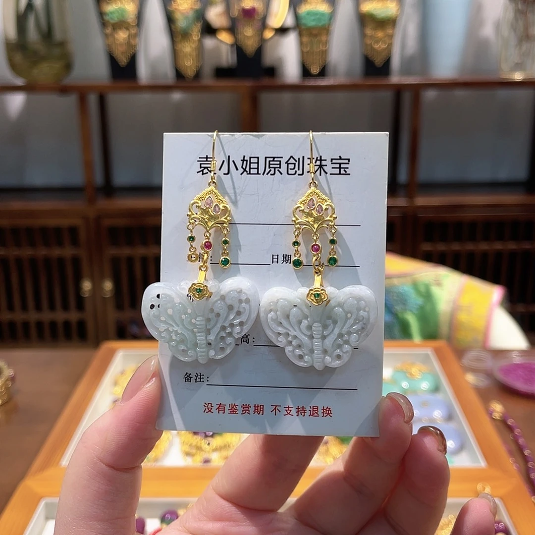 锦纶非金属耳坠耳饰