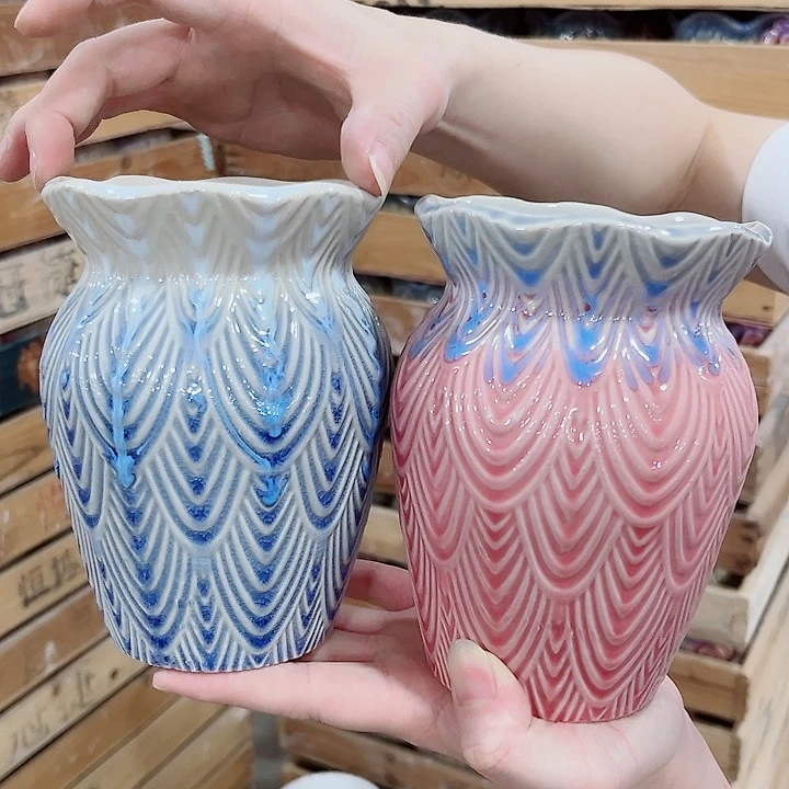 有孔.凑单10元陶瓷花盆发货！