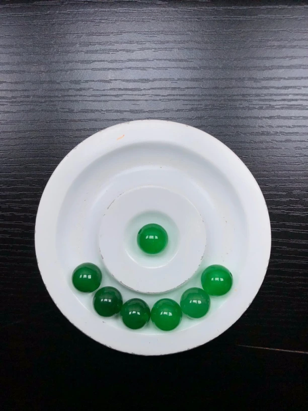 冰种绿卡11➕翡翠散珠一颗/多样性发货