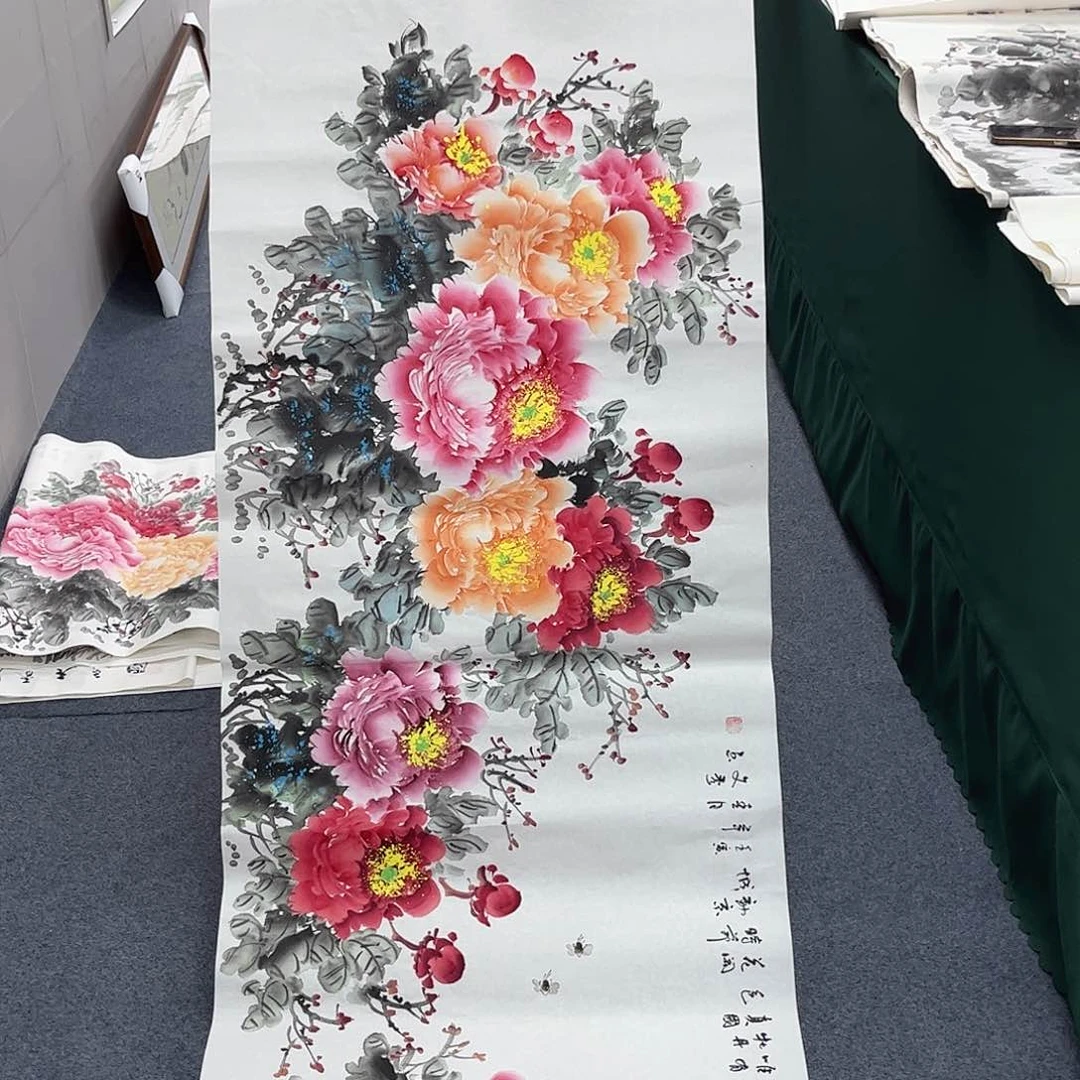国画国画作品宣纸纯手绘