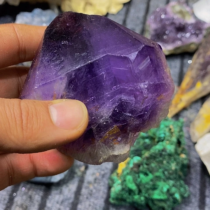 幽***幽水晶未镶嵌珠宝半成品