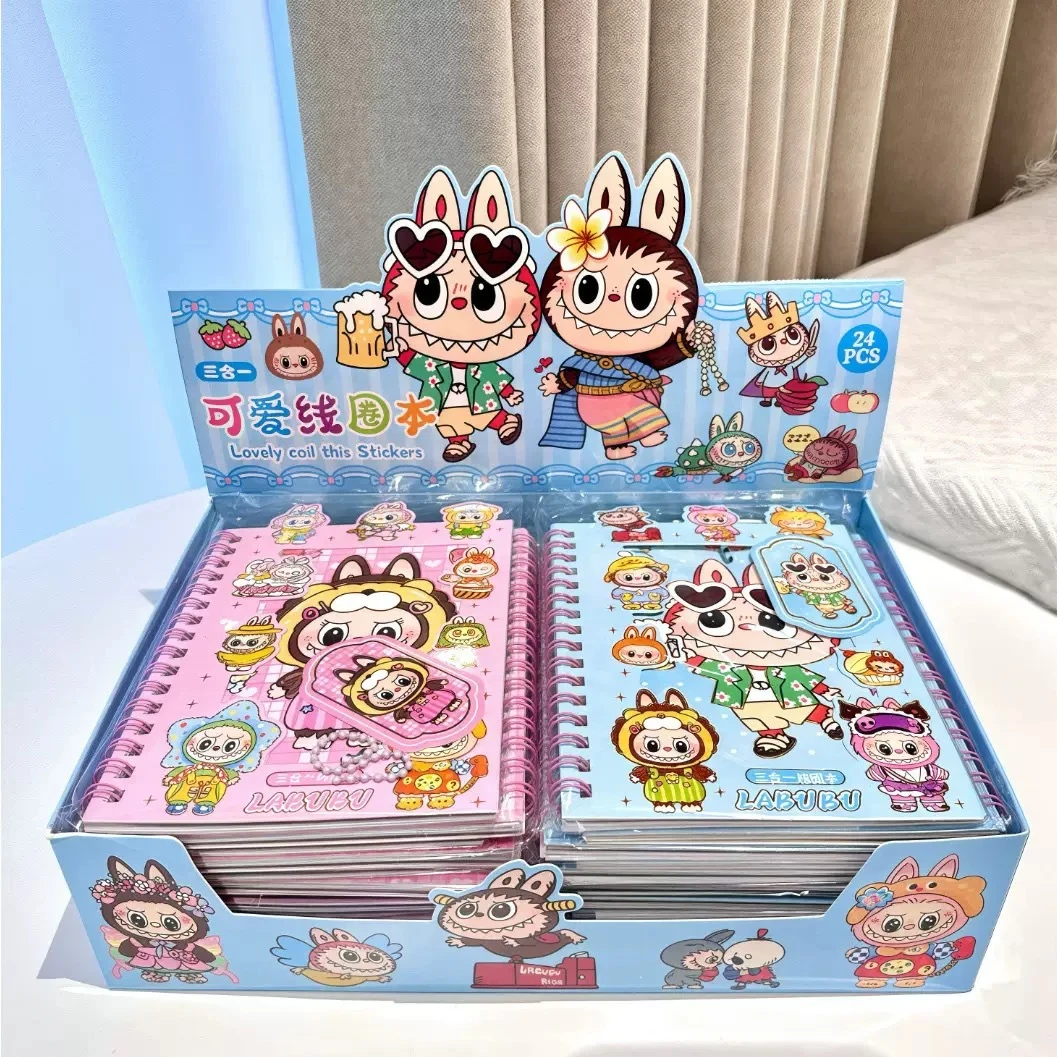 新品卡通可爱线圈本卡皮巴拉手帐本笔记本高颜值本子创意记事本