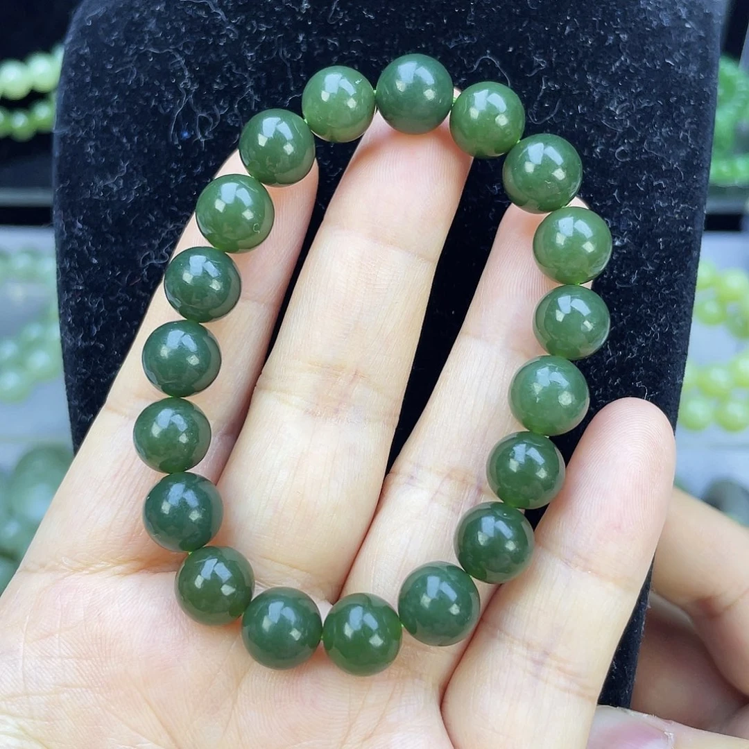 和田玉未镶嵌手链008