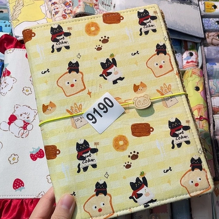 织绣A5活页不送纸9190