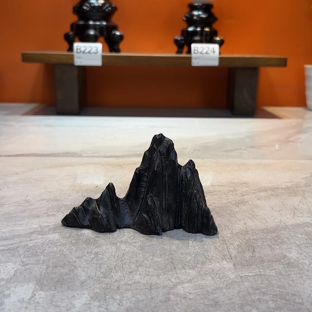 茶宠旅*灵璧石奇石摆件