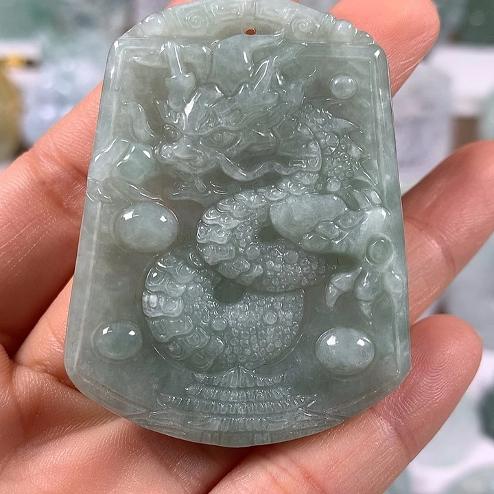 颈饰未镶嵌翡翠仿古龙行天下福利