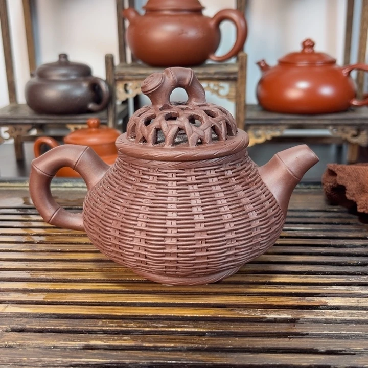 紫砂茶壶原矿紫砂手工制作