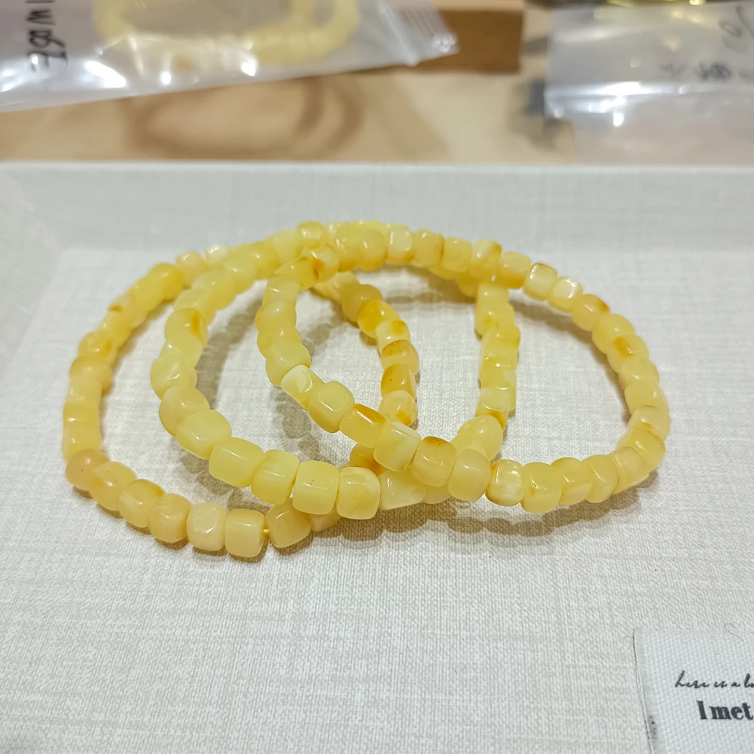 【晶雅颂】蜜蜡单圈手链 多样性发一件 约5mm 018 KGLF