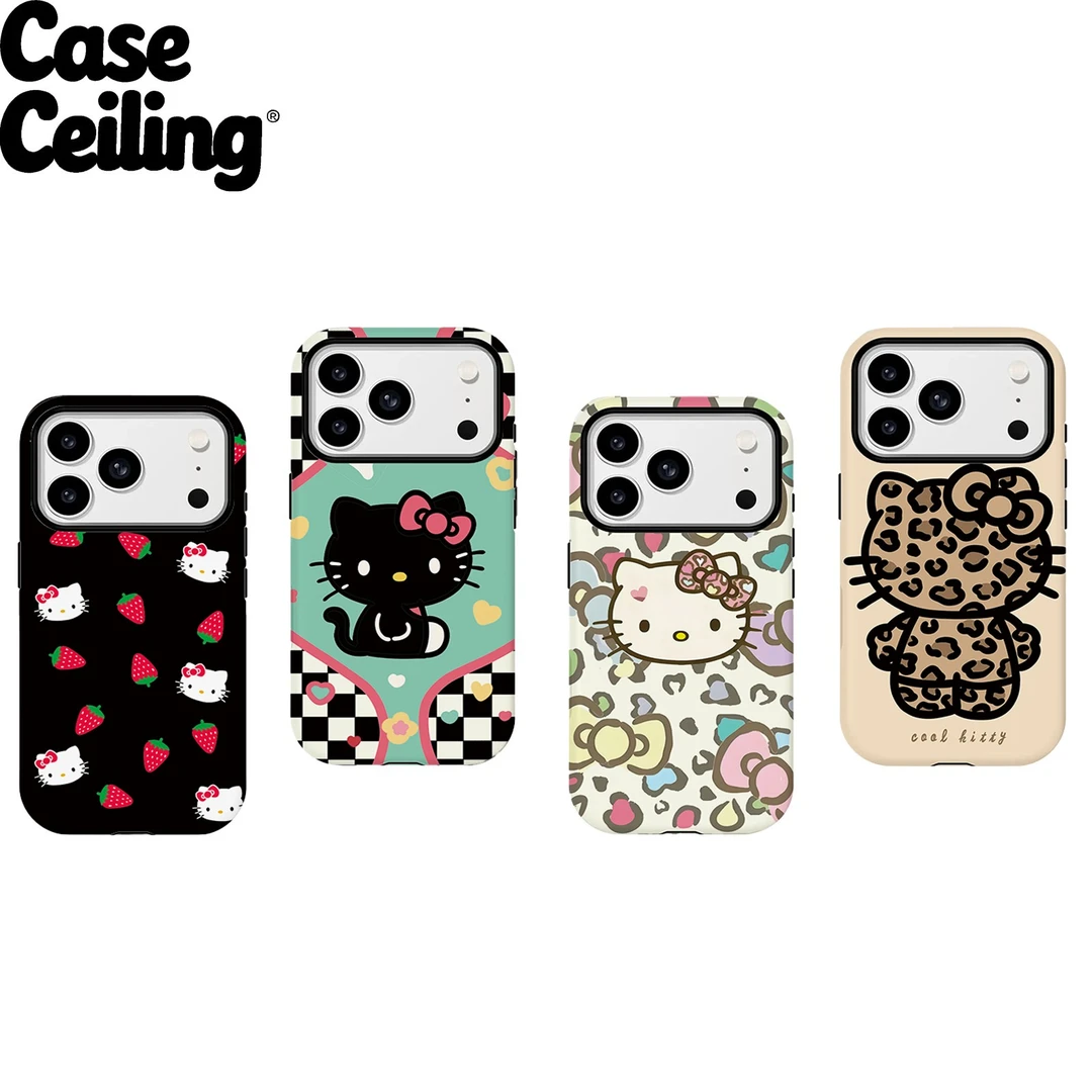 Caseceiling碎花kt韩国进口菲林二合一适用苹果1716pro手机壳