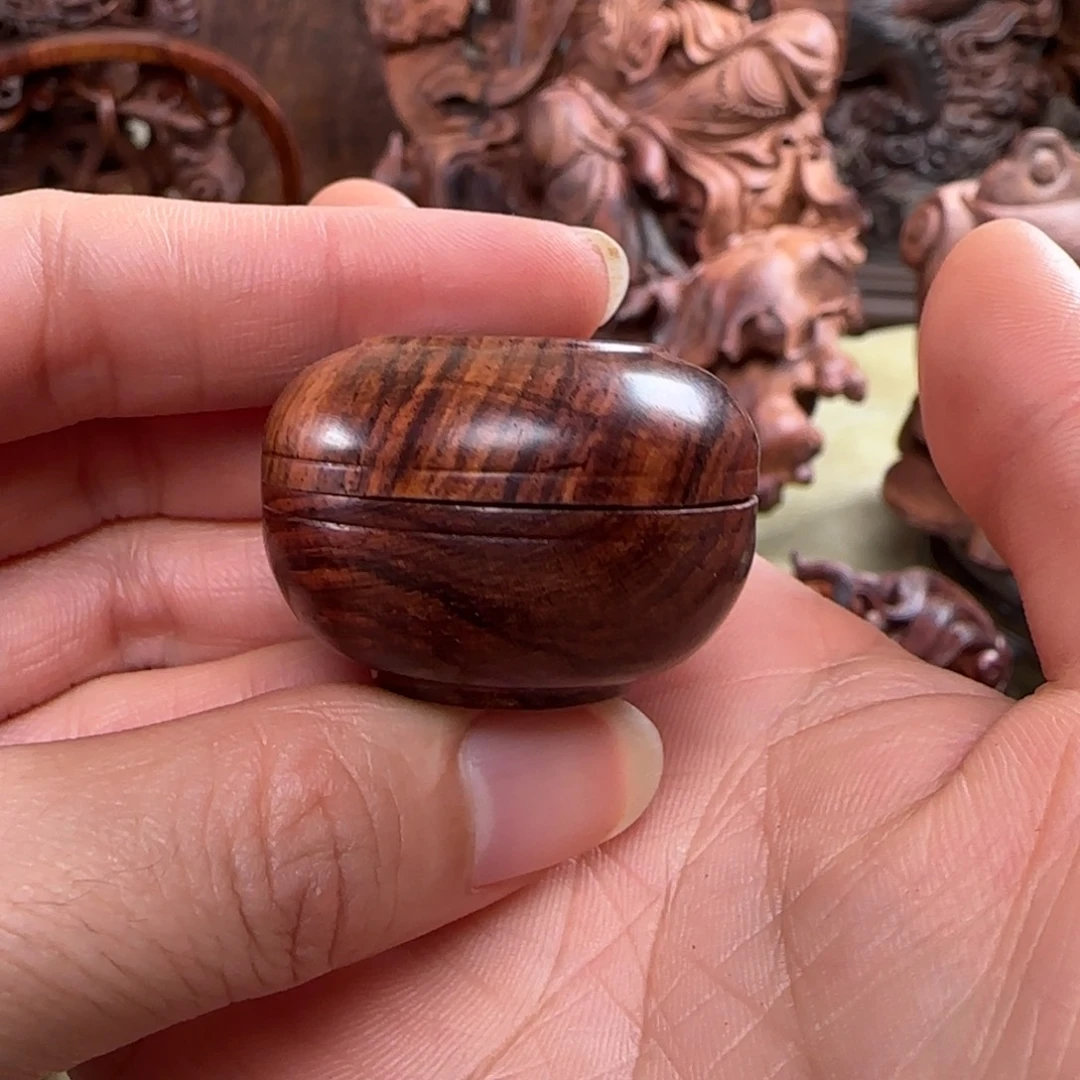 把件黄花梨/降香黄檀品相罐 手把件